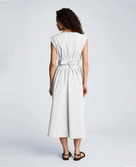 Shop Cotton Poplin Midi Dress – Pure White | Kenneth Cole | Kenneth Cole PURE WHITE