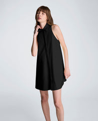 Halter Shirt Swing Dress | Kenneth Cole BLACK