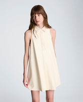 Halter Shirt Swing Dress | Kenneth Cole NATURAL WHITE