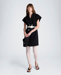 Mini Trench Jacket Dress – Natural White/Black | Kenneth Cole | Kenneth Cole BLACK/NATURAL WHITE