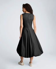 Bubble Hem Midi Dress | Kenneth Cole BLACK