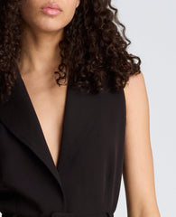 Notched Lapel Utility Dress | Kenneth Cole BLACK