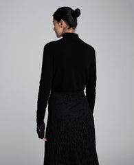 Merino Wool Cropped Mockneck Sweater | Kenneth Cole BLACK