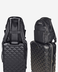 Marley Laptop Backpack – Sleek Pebble PU, 14" Sleeve | KC | Kenneth Cole BLACK