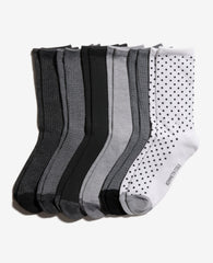 Shop Tiny Dot Crew Socks 6-Pack | Kenneth Cole Essentials | Kenneth Cole WHITE