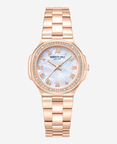 Classic Crystal Lined Outer Dial Rose Gold Bracelet Watch | Kenneth Cole ROSE GOLD