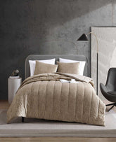 Banks Natural Comforter-Sham Set | Kenneth Cole BROWN