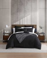 Variegated Waffle Comforter Set | Kenneth Cole BLACK