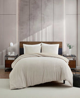 Stitched Gauze Duvet Set | Kenneth Cole BEIGE