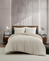 Stitched Gauze Comforter Set | Kenneth Cole BEIGE