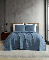 Stonewashed Quilt Set | Kenneth Cole BLUE