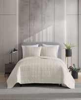 Stonewashed Quilt Set | Kenneth Cole BEIGE