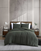 Shop Solid Waffle Comforter Set – Green | Kenneth Cole | Kenneth Cole GREEN