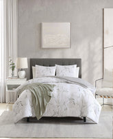 Ink Wash Vine Comforter + Sham Set | Kenneth Cole GREEN