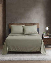 Twill Stripe Texture Sheet Set | Kenneth Cole GREEN