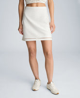 Pull On A-Line Mini Skirt | Kenneth Cole PURE WHITE