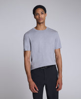 Shop Sweater Tee: Grey Lightweight Knit, Modern Fit | KC | Kenneth Cole GREY