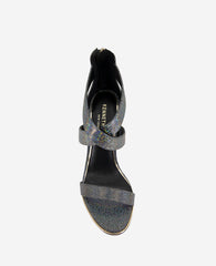Brooke Cross Strap Heeled Sandal, Black Multi | Kenneth Cole | Kenneth Cole BLACK/MULTI MICRO
