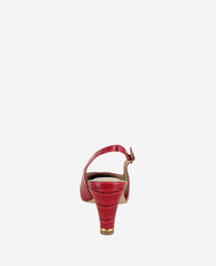 Shop Meilani Cherry Croco Point Toe Slingback | Kenneth Cole | Kenneth Cole CHERRY CROCO