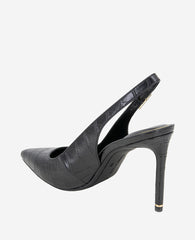 Quinnly Black Croco Slingback Stiletto Heel | Kenneth Cole | Kenneth Cole BLACK CROCO