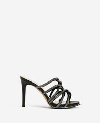 Brooke 95 Hematite Jeweled Heel – Twisted Strap | KC | Kenneth Cole HEMATITE