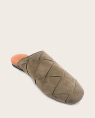 GENTLE SOULS - Westley Suede Woven Mule | Kenneth Cole WALNUT SUEDE