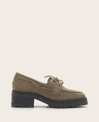 Gentle Souls Brigly Olive Suede Boat Shoe | Kenneth Cole | Kenneth Cole OLIVE SUEDE