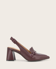 Shop Gentle Souls Dawson Burgundy Leather Slingback | KC | Kenneth Cole BURGUNDY LEATHER