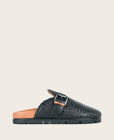 Gentle Souls Brantley Woven Leather Mule | Kenneth Cole | Kenneth Cole BLACK WOVEN LEATHER