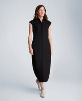 Bodice Pleat Midi Shirt Dress | Kenneth Cole BLACK