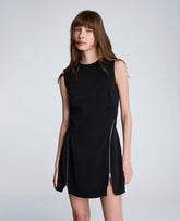 Zipper Detail Mini Dress | Kenneth Cole BLACK