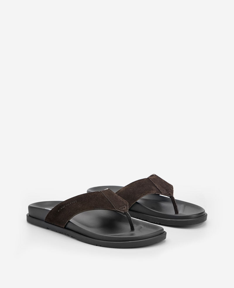 Worly Leather Sandal | Kenneth Cole MOCHA SUEDE