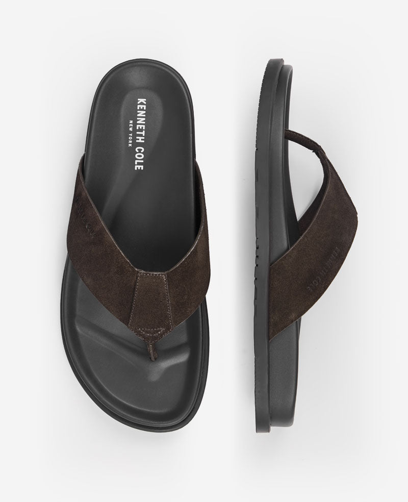 Worly Leather Sandal | Kenneth Cole MOCHA SUEDE