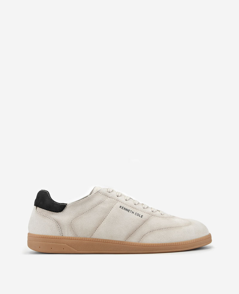 Mercer Lace-up Sneaker | Kenneth Cole WHITE / CHARCOLE SUEDE