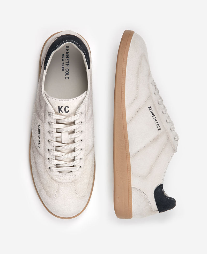 Mercer Lace-up Sneaker | Kenneth Cole WHITE / CHARCOLE SUEDE