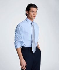 REACTION - Slim Fit Flex Stretch Dress Shirt | Kenneth Cole BLUE STRIPE