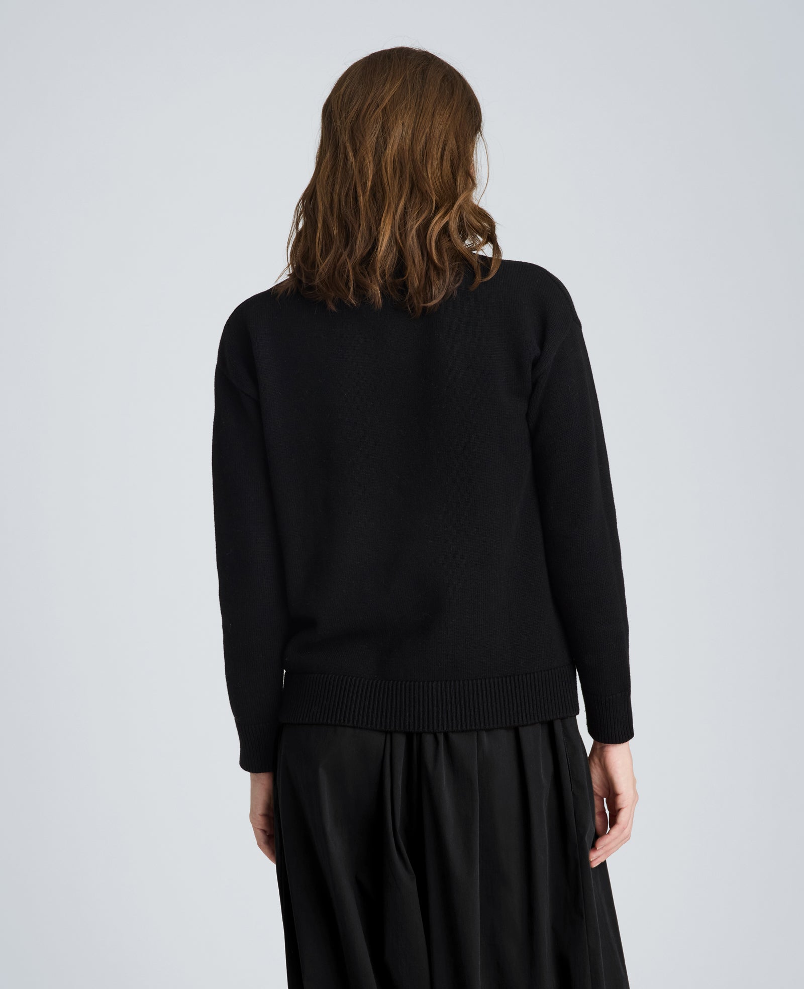 Shop Free The Speech Cotton Sweater, Black | Kenneth Cole | Kenneth Cole BLACK
