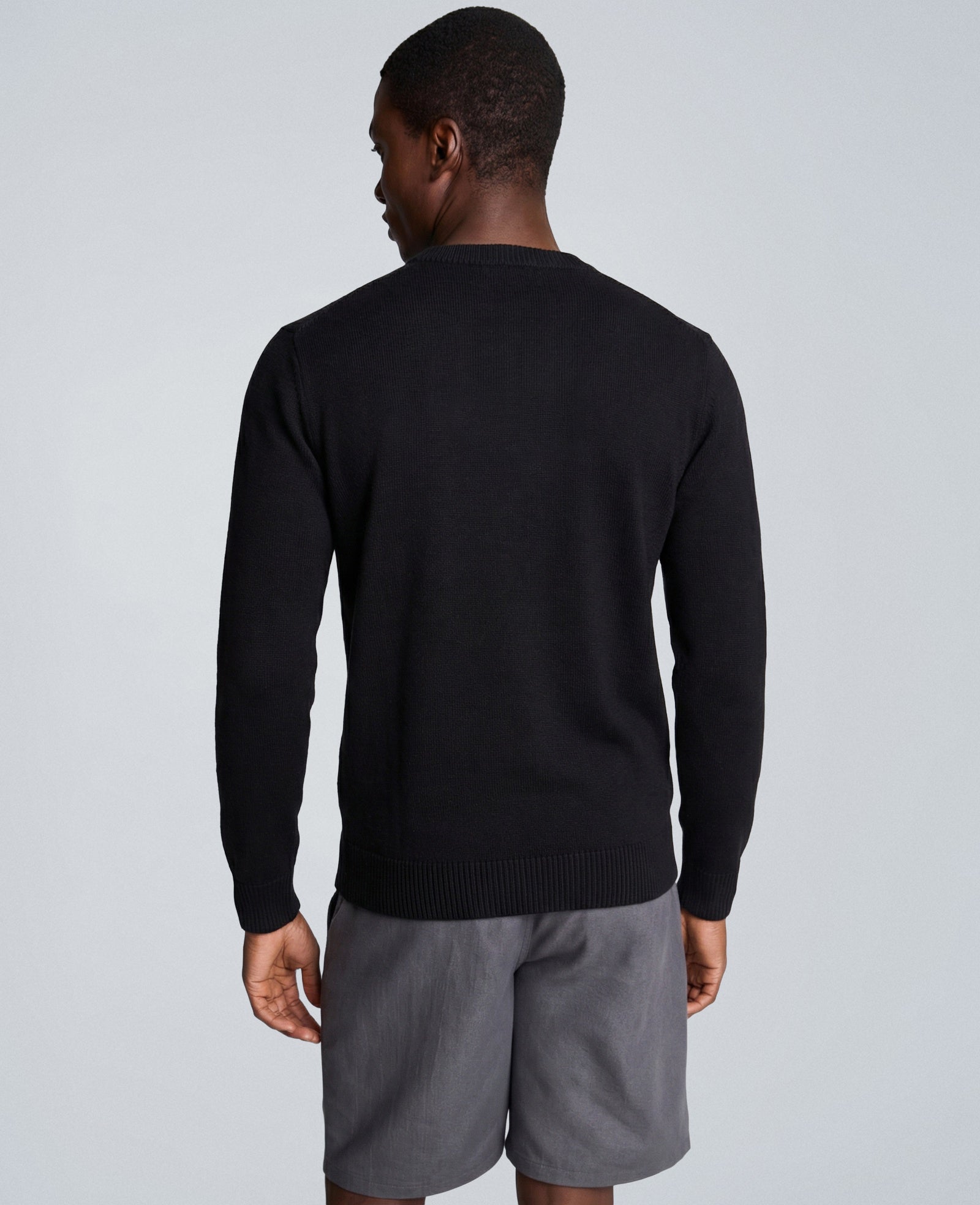 Shop Free The Speech Cotton Sweater, Black | Kenneth Cole | Kenneth Cole BLACK