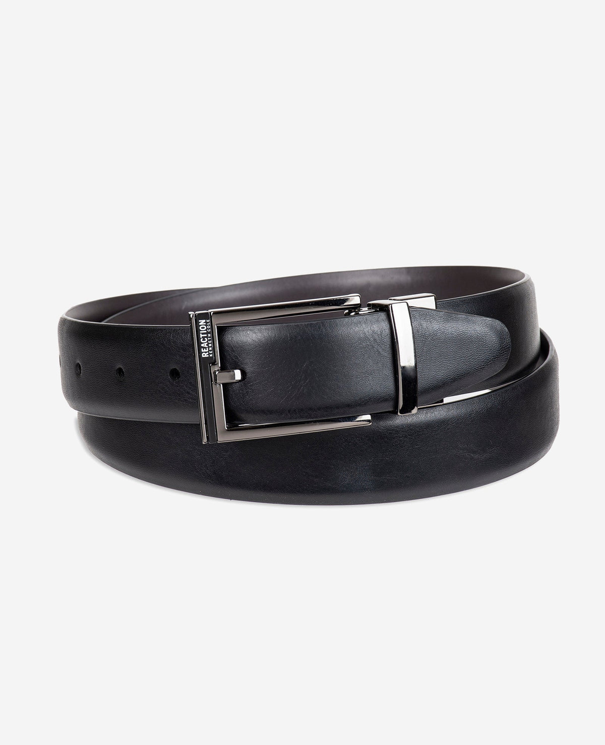 Stretch Feather Edge Reversible Dress Belt | Kenneth Cole BLACK/BROWN
