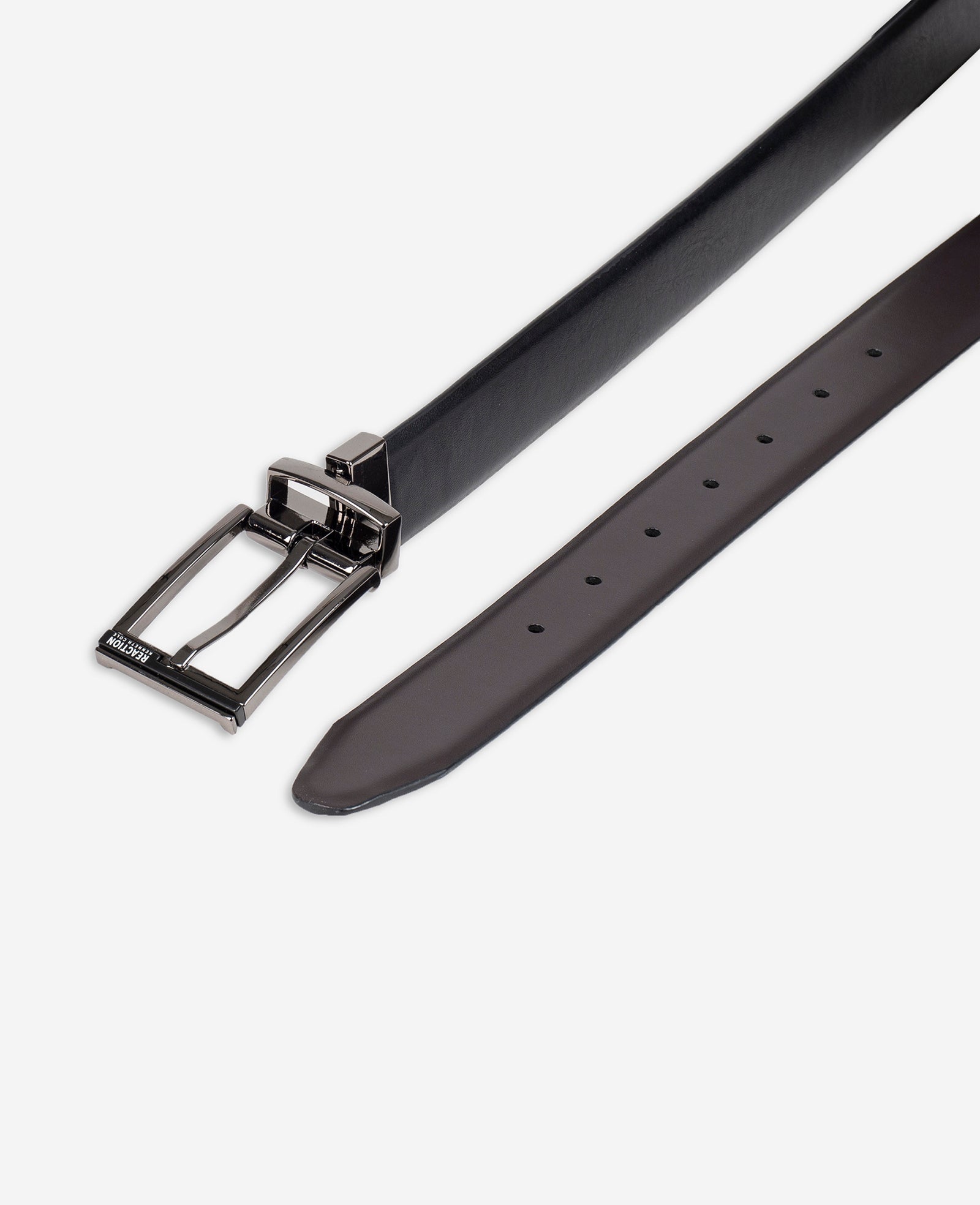 Stretch Feather Edge Reversible Dress Belt | Kenneth Cole BLACK/BROWN