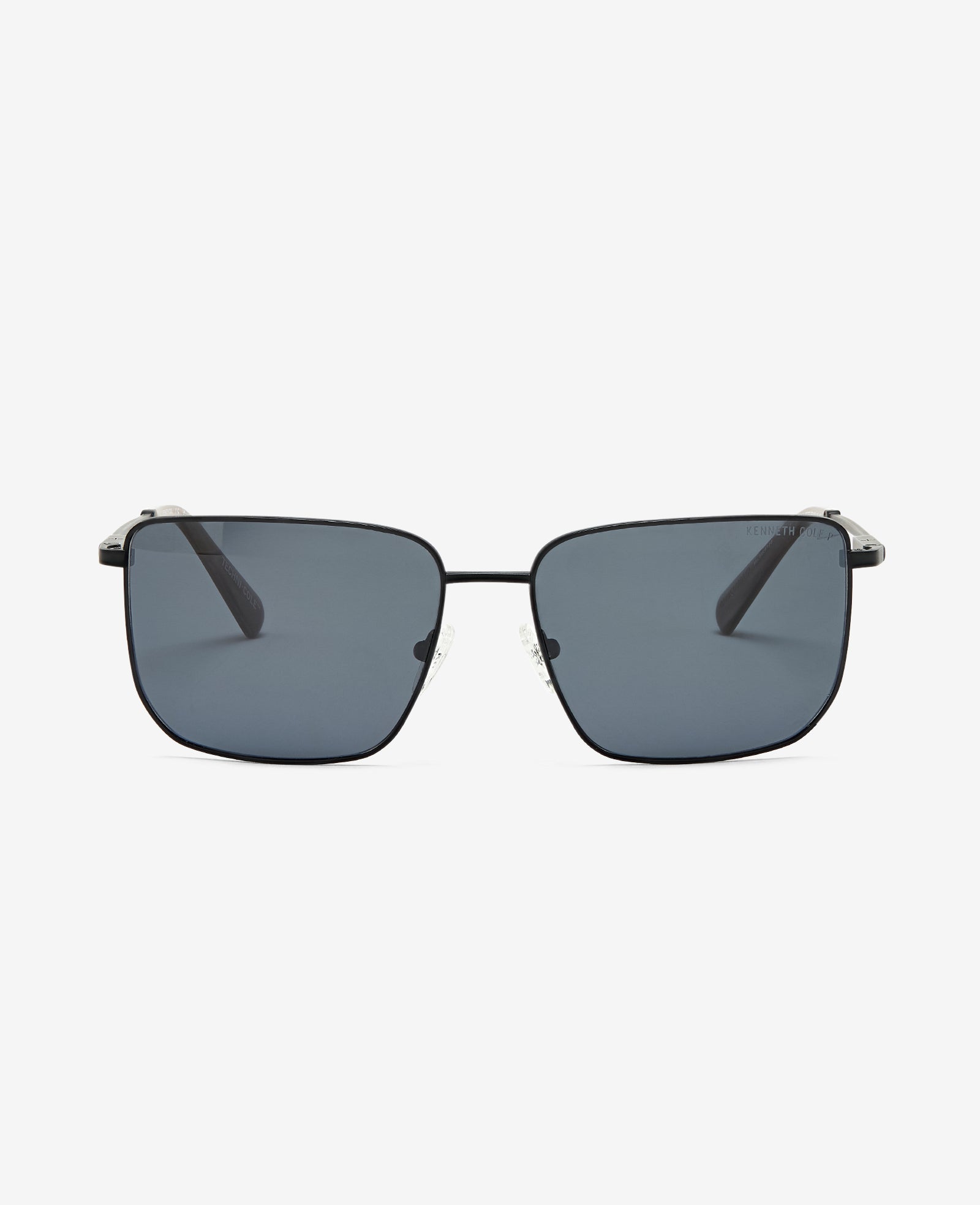 Square Titanium Sunglasses | Kenneth Cole BLACK