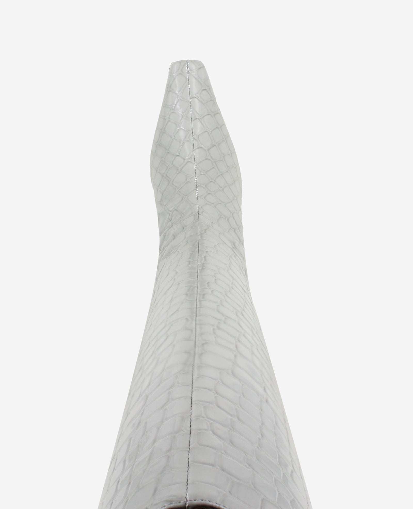 Rubia Light Grey Croco Patent Tall Boot | Kenneth Cole | Kenneth Cole LIGHT GREY CROCO