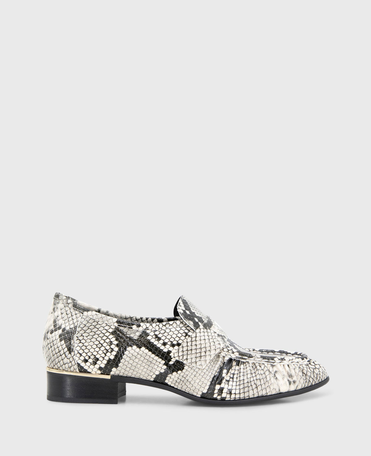 Shop Reece Black White Snake Penny Loafer | Kenneth Cole | Kenneth Cole BLACK/WHITE SNAKE