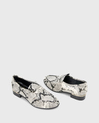 Shop Reece Black White Snake Penny Loafer | Kenneth Cole | Kenneth Cole BLACK/WHITE SNAKE