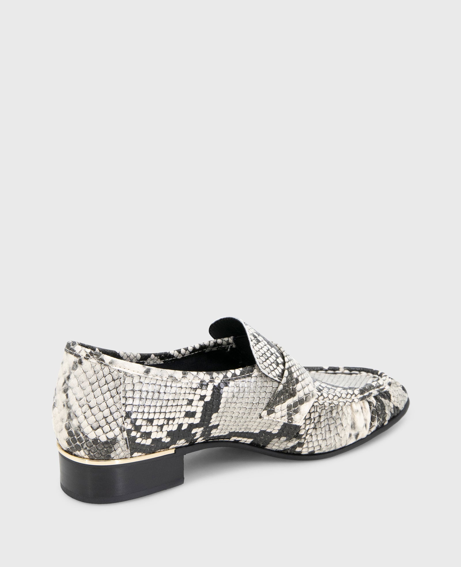 Shop Reece Black White Snake Penny Loafer | Kenneth Cole | Kenneth Cole BLACK/WHITE SNAKE