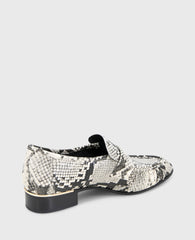 Shop Reece Black White Snake Penny Loafer | Kenneth Cole | Kenneth Cole BLACK/WHITE SNAKE