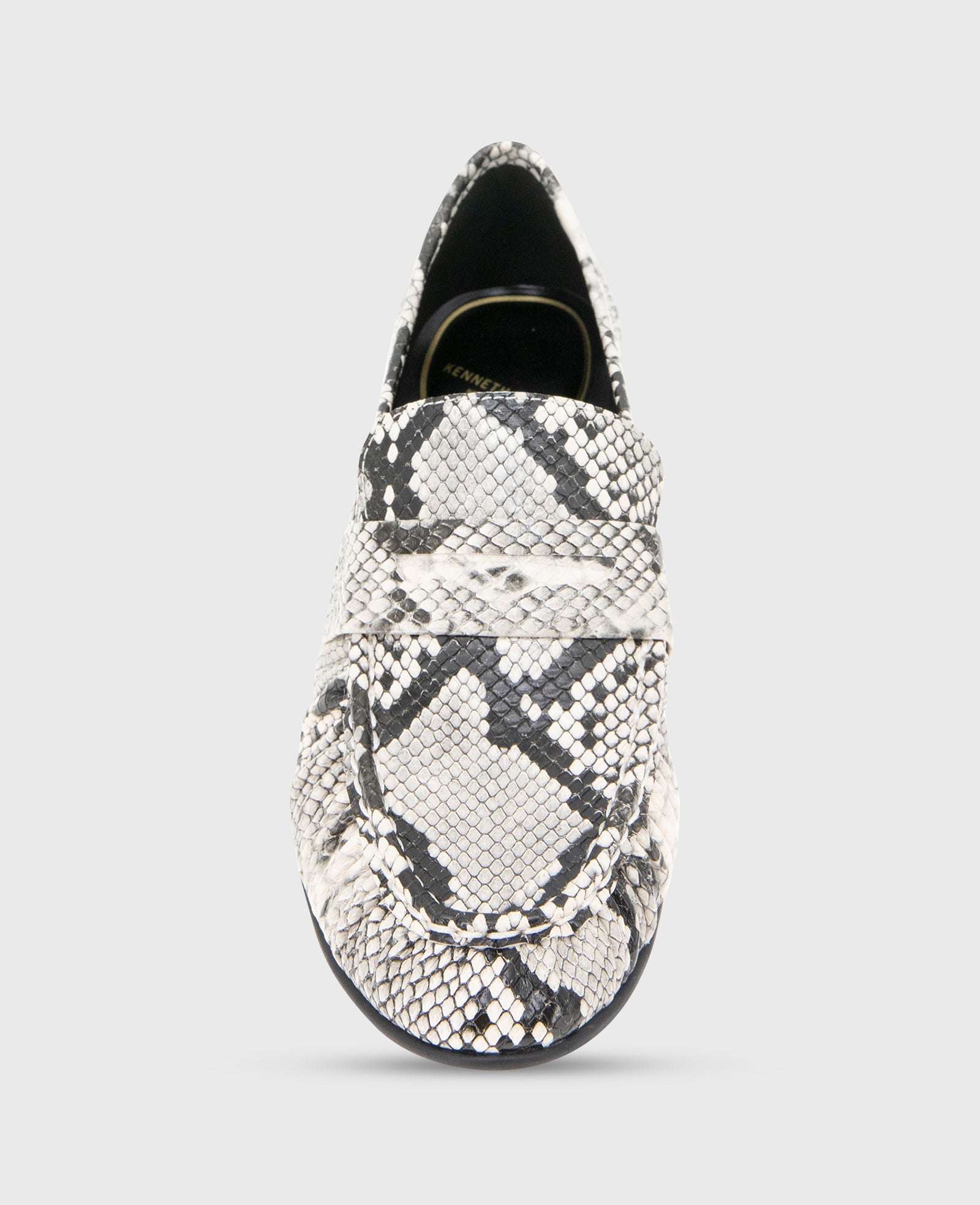 Shop Reece Black White Snake Penny Loafer | Kenneth Cole | Kenneth Cole BLACK/WHITE SNAKE
