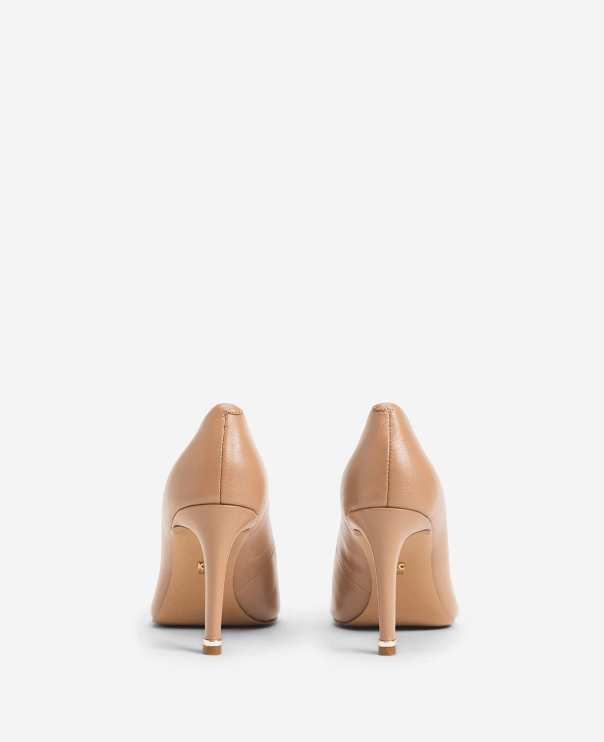 Riley 85 Leather Pumps – Latte Comfort & Gold Trim | KC | Kenneth Cole LATTE