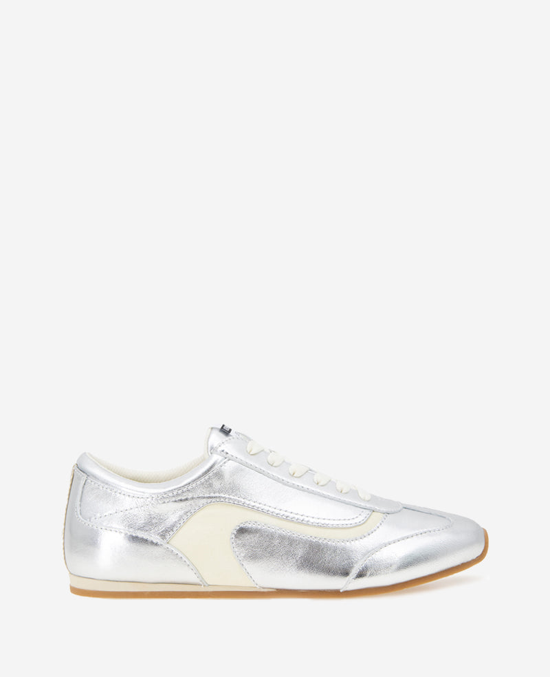 Shop Alma Silver Leather Sneaker | Kenneth Cole | Kenneth Cole SILVER LEATHER