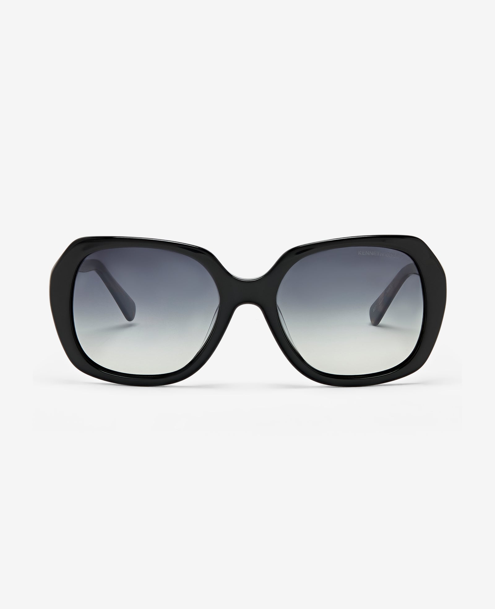 Shop Round Acetate Polarized Sunglasses | Kenneth Cole | Kenneth Cole BLACK